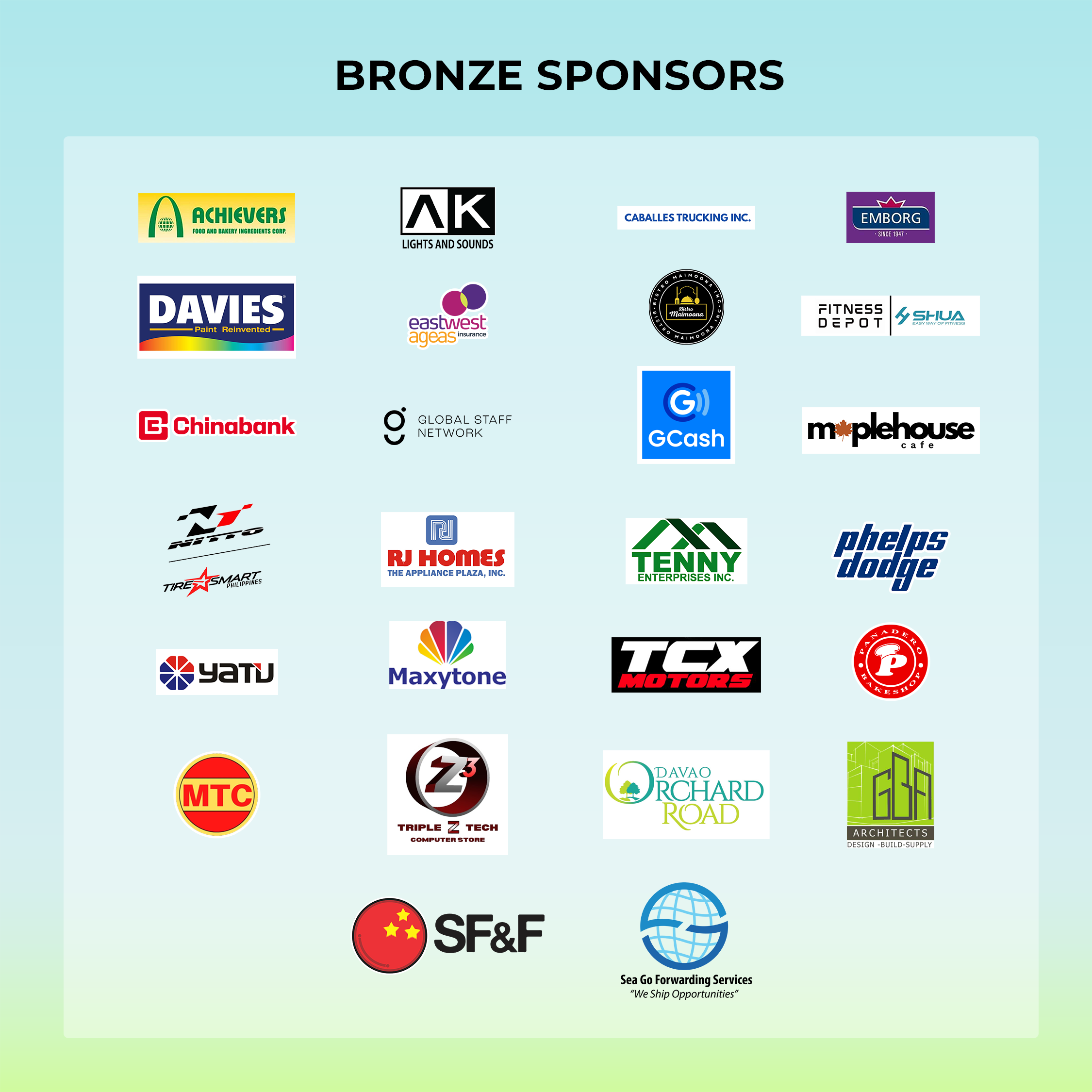 Bronze Sponsors